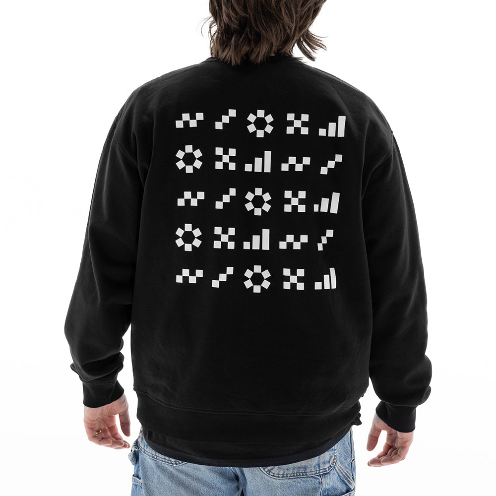 Site. Black Signature Crew Sweatshirt
