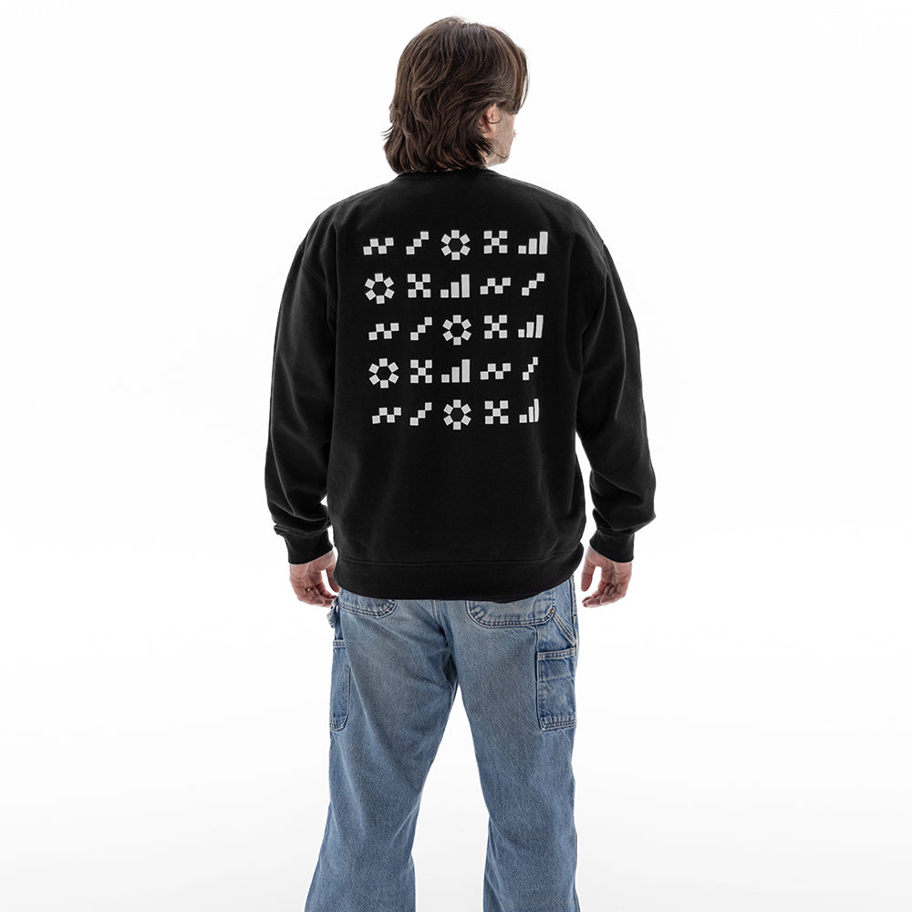 Site. Black Signature Crew Sweatshirt